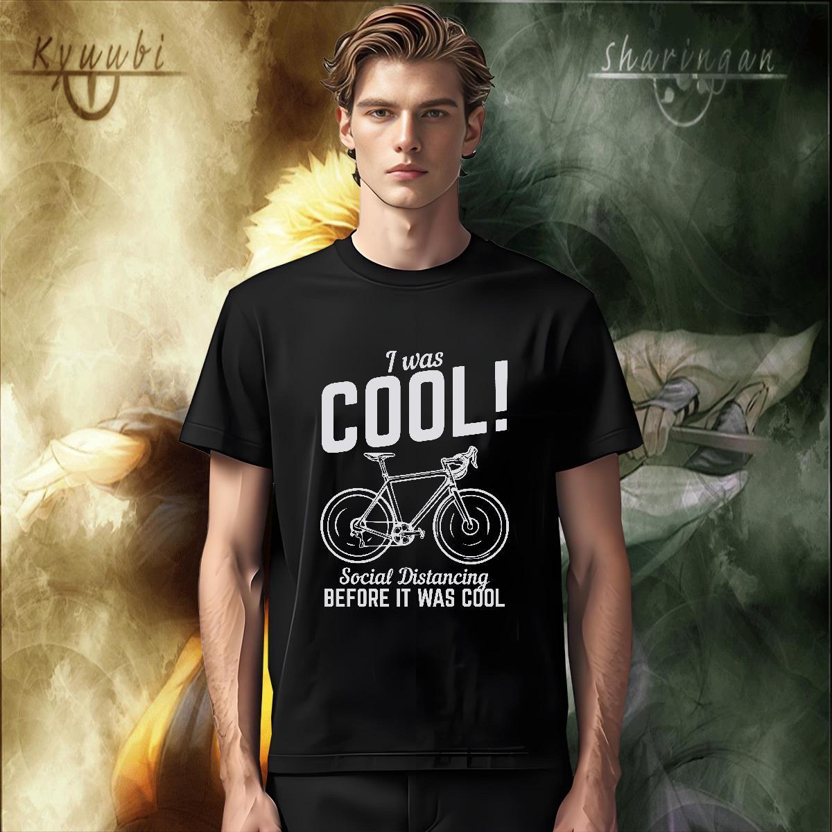 Wholesale Tshirts Street 100% Cotton 230g Oversized 4XL Breathable bicycle T Shirts Men Custom Tees Shirts