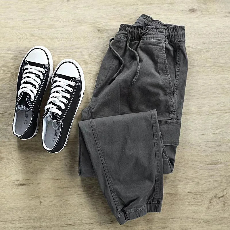 Cargo Pants Men Multipocket Mens Streetwear HipHop Casual Jogging Pant Trousers Male Fashion Trend Student Clothing 240820