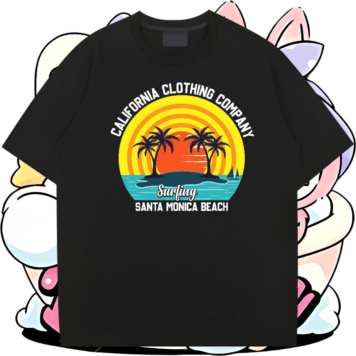 Soft Tshirts Sports Casual 230g Cotton Custom Print Plus Size O Neck Short Sleeves tree T-Shirts 2024 DIY Tops