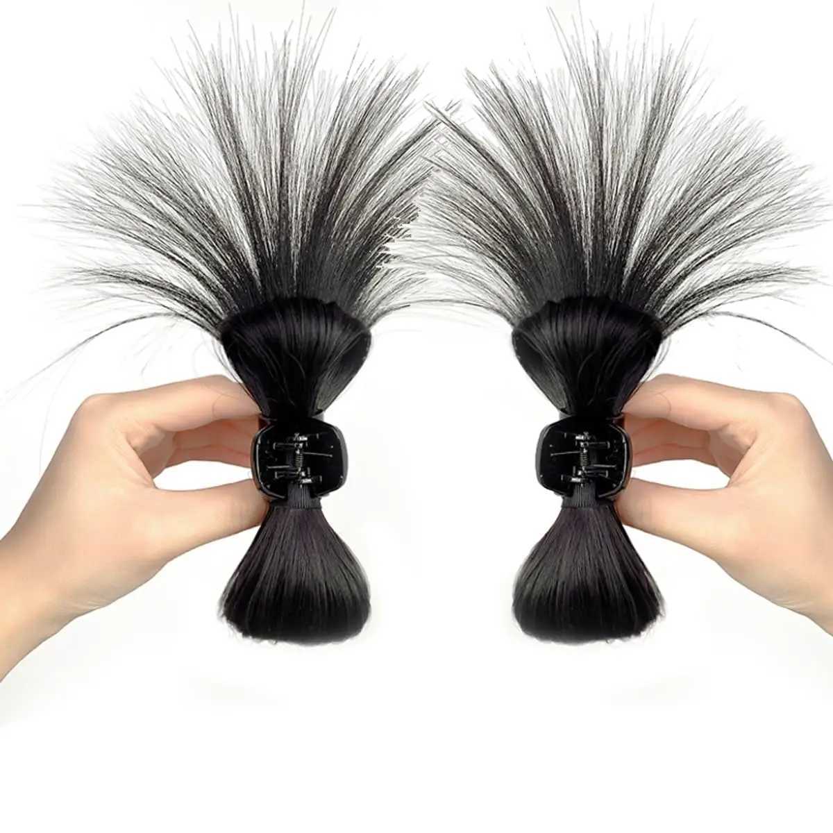 Chicken nest head hair clip messy rabbit hair curly chicken head wig chicken nest hair high ponytail fountain ponytail W240817