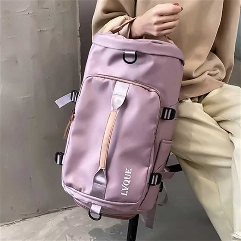 Women Travel Backpack Large-capacity Single-shoulder Sports Gym Bag Multi-function Travel Storage Jelly Bag CL240820