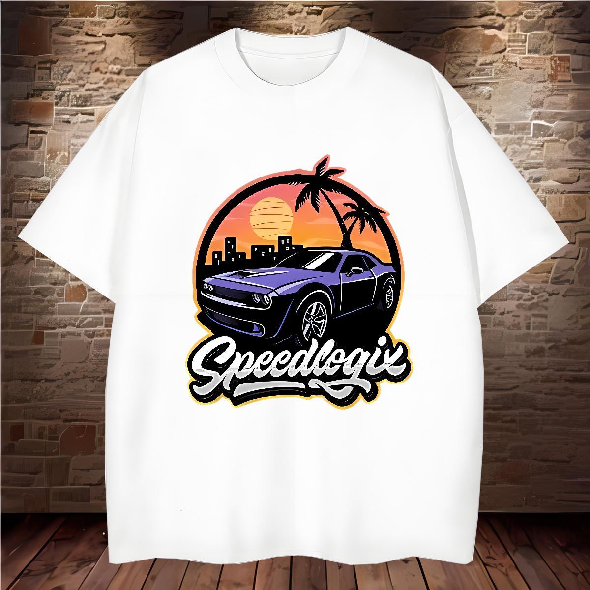 TOP Quality beach 100% Cotton 230g Mens Tshirts Street Wear Breathable Short Sleeve T-Shirts for Men 2024 DIY Customized Tees Shirts