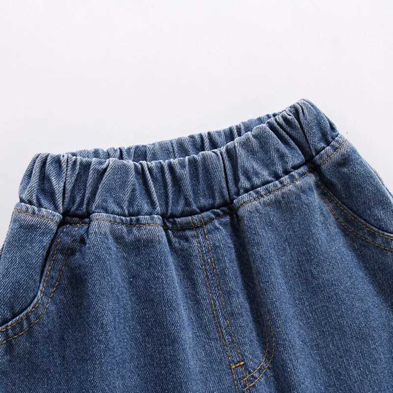 2024 Spring/Summer Boys Fashion Solid Color Combination Work Jeans/Casual Pants 5-10 Years OldW240819