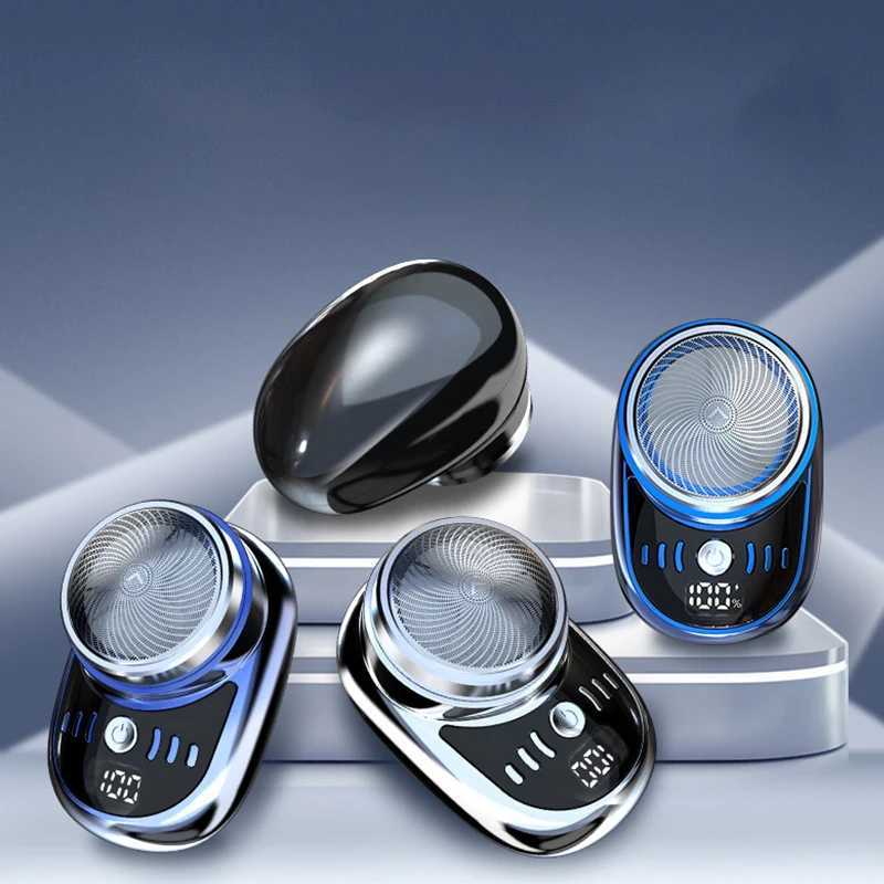 Mens electric shaver mini waterproof shaver USB charging high-speed shaver mens beard remover W240819