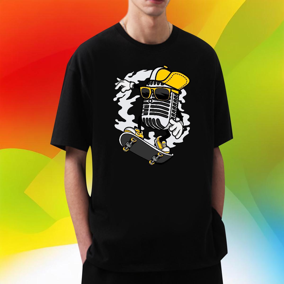 High Quality skateboarding 230g Pure Cotton Men Tshirts Street O Neck Short Sleeves T-Shirts for Men New Arrival Custom Printing Tops