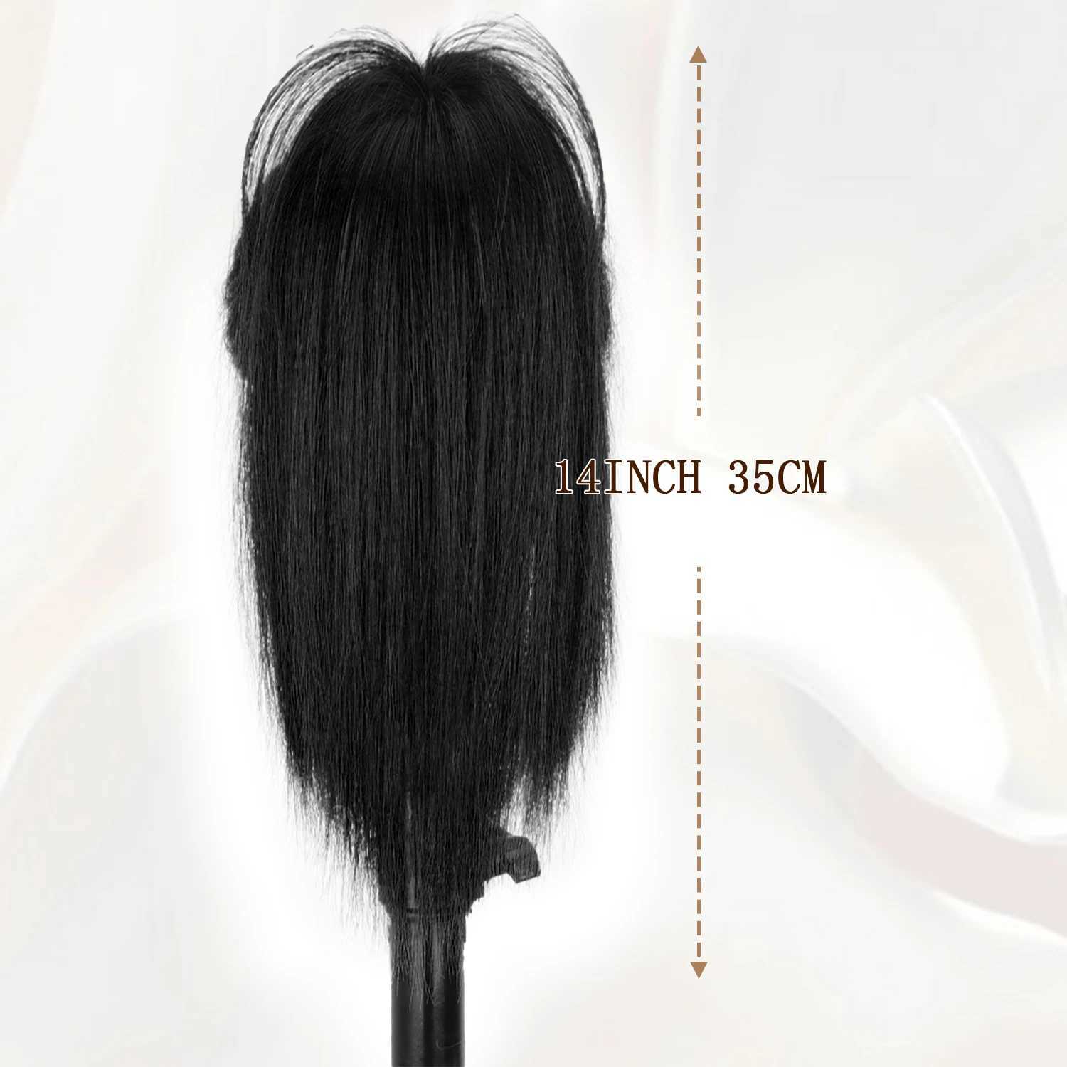 Waterfall synthetic wig grab clip fluffy sweet cool spicy girl ponytail W240817