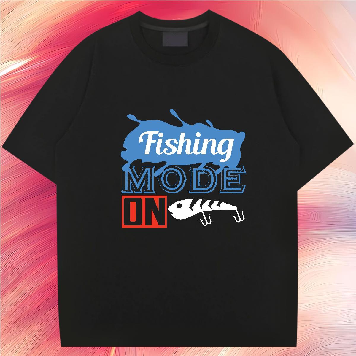 Designer fish 230g Cotton Tshirt for Man Woman Casual Beach Pure Cotton T-Shirts for Men Wholesale Custom Print Oversized Clothes