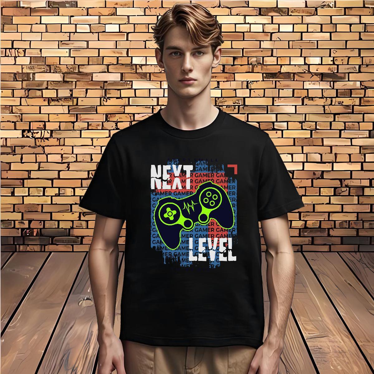 Mens T Shirts 230g 100% Cotton game Daily Wear Breathable Short Sleeve Plus Size Custom Tshirt for Man Woman New Arrival Unisex Tops Shirt