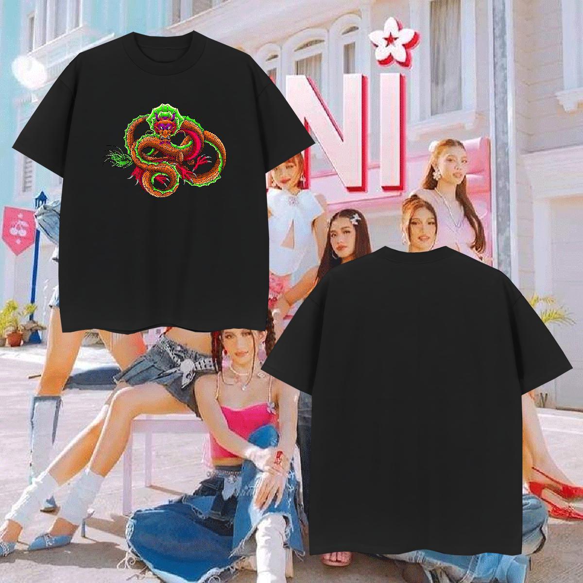 T-Shirts 230g Cotton dragon Daily Wear Crew Neck Breathable Black White Men Tops Tees Custom Loose Tshirts