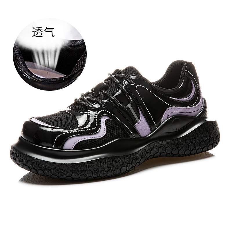 Ddmysports Absorbing Film Genuine Single Shoes For Women In The Autumn Of New Thick Sole Breathable Small Leather Casual And Fashionable S Shoe Trend 
