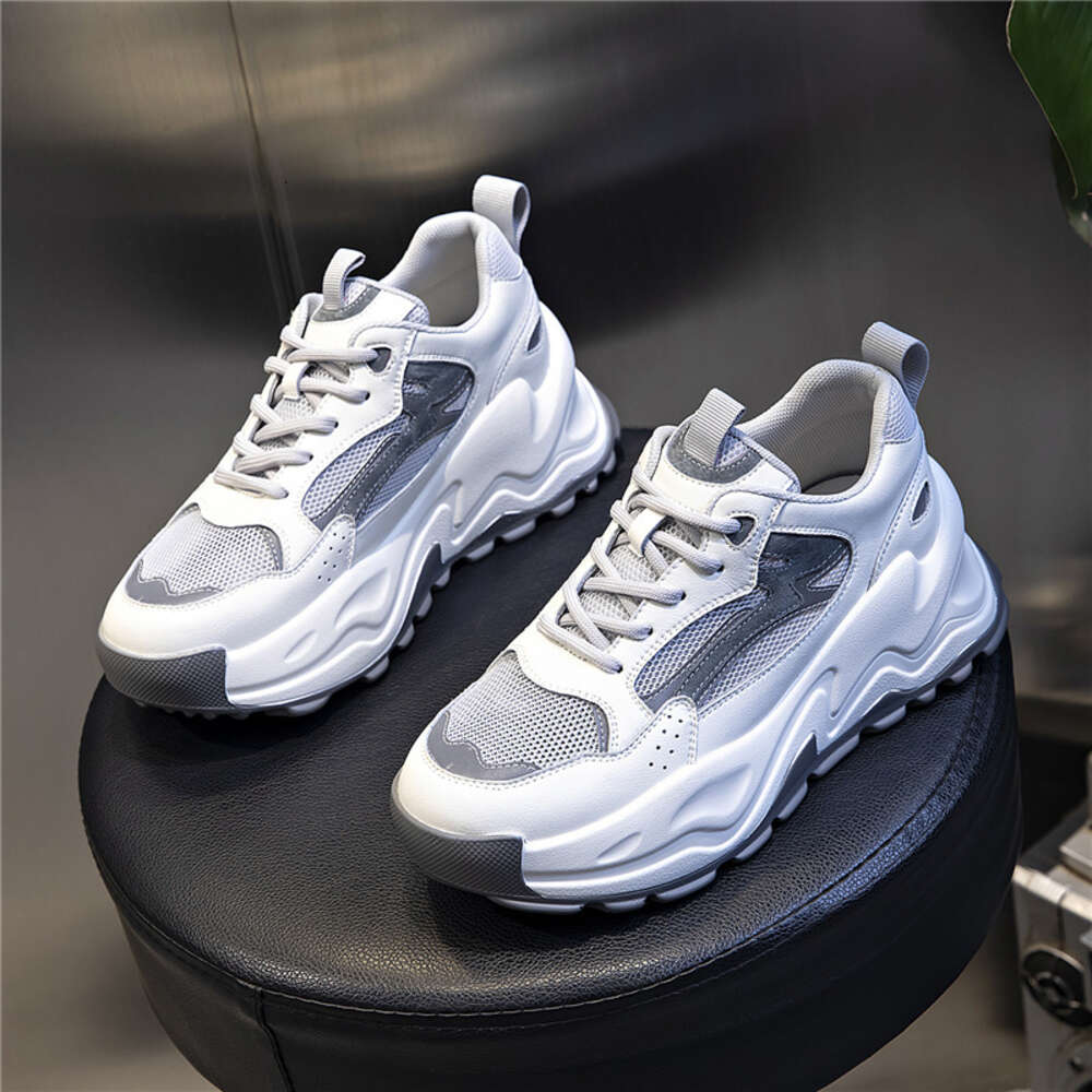Ddmysports Genuine Leather New Summer Casual Sports Breathable Dad Women S Thick Soles Versatile Shallow Mouth Single Shoes Children OUTDOOR
