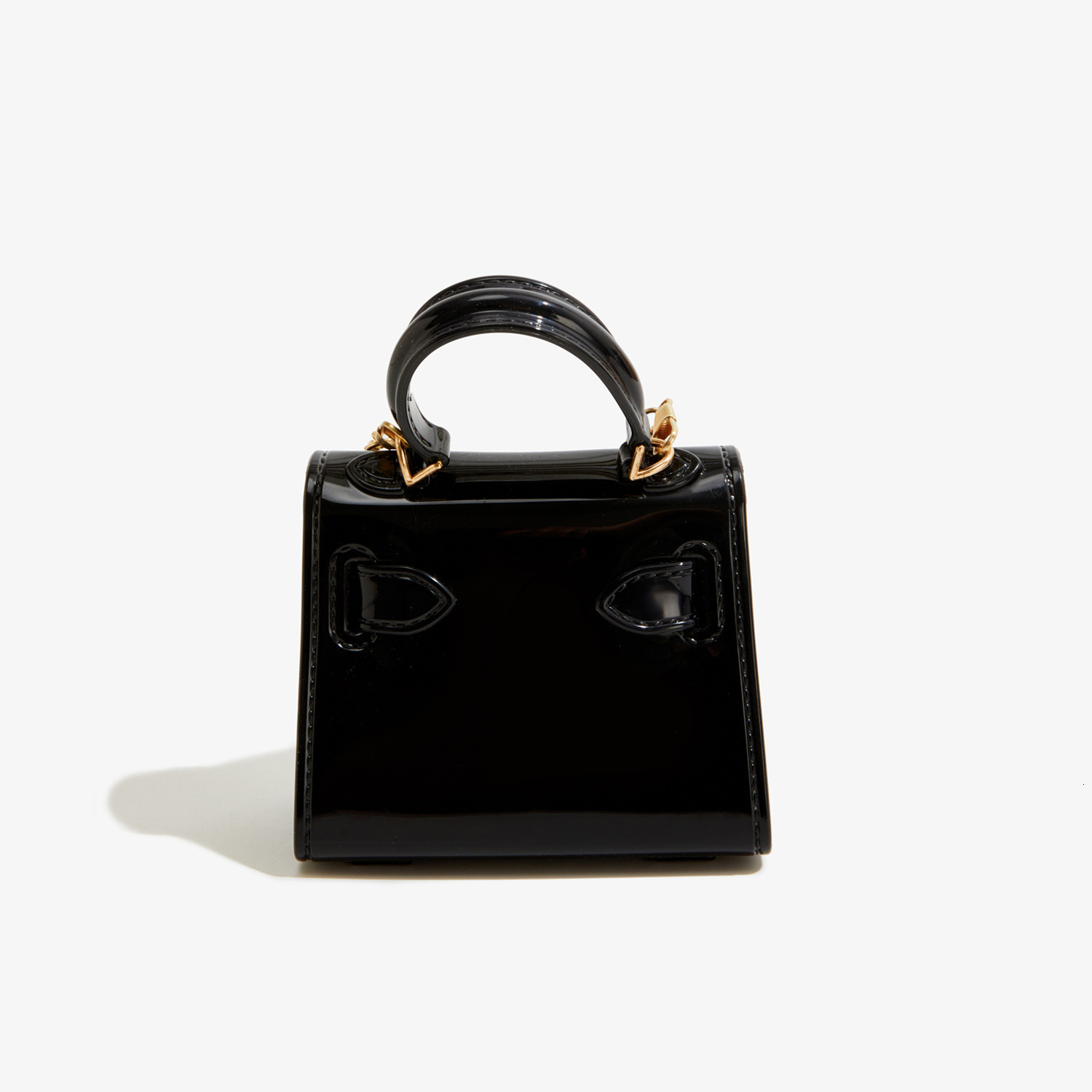 small square PVC Barbie jelly fashionable versatile dinner bag, dirt resistant and easy to wash, summer women's handbag