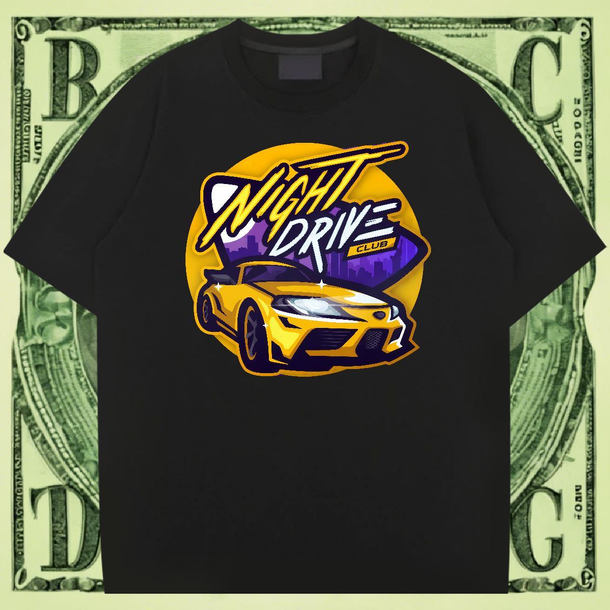 Cool Men Tshirts Sport 230g Pure Cotton DIY Printed Crew Neck Breathable car T-Shirts New Tee Shirt