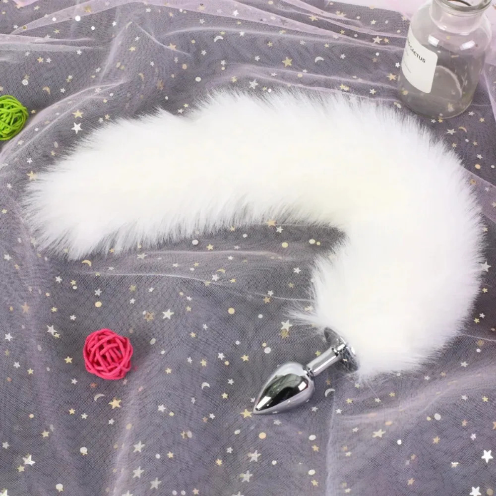 Small 1.82.2cm Fox Tail Sex Toys Anal Plug Role-playing Adult Game Couple Training Rabbit Tail Butt Plug Anal Toys for Couple 240813