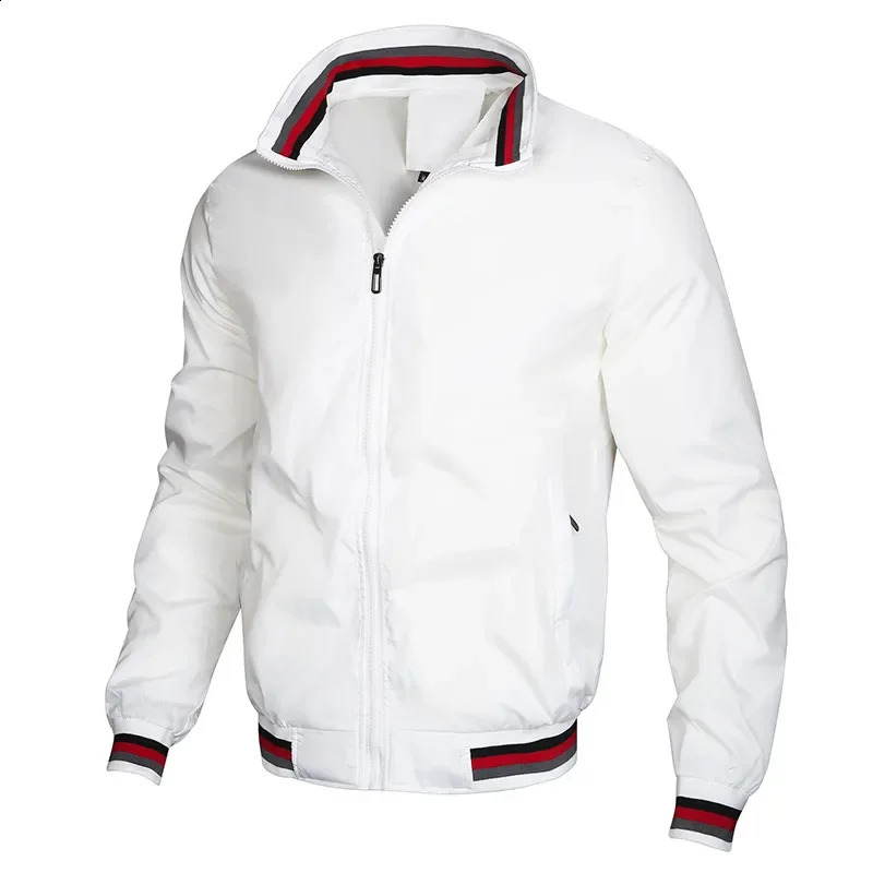 European and American Mens and Womens Business Casual Cardigan Jacket Zipper High-quality Couple Jacket 240819