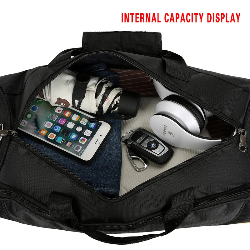 Custom Bag with Sports Gym Bags Yoga Shoulder Tanks Training Fitness Outdoor Travel Personalized Men Handbags Printed Names 240819