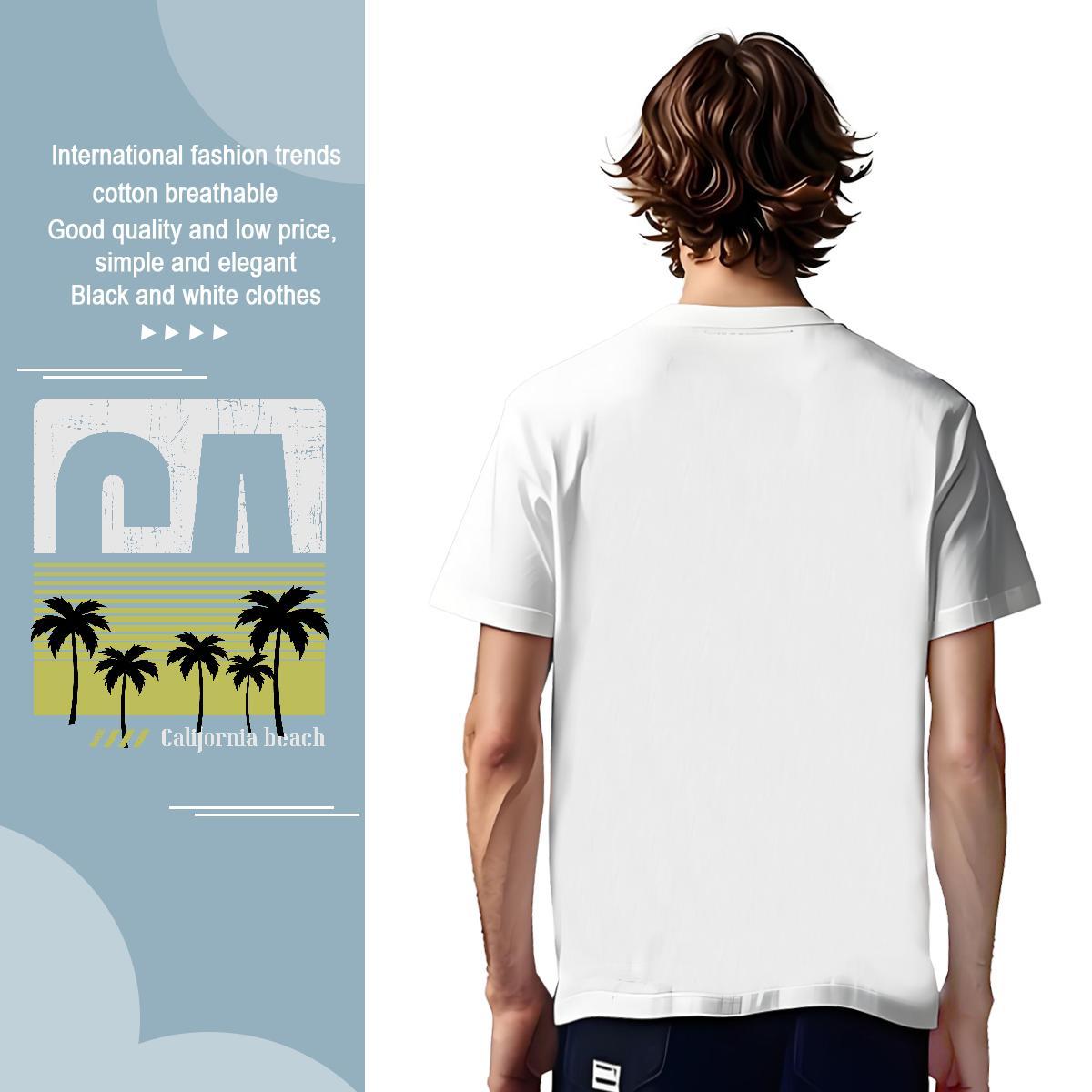 Cool Design tree 230g Pure Cotton Tshirts Street Wear Crew Neck T Shirts Men Stylist Custom Anime Tops Tees