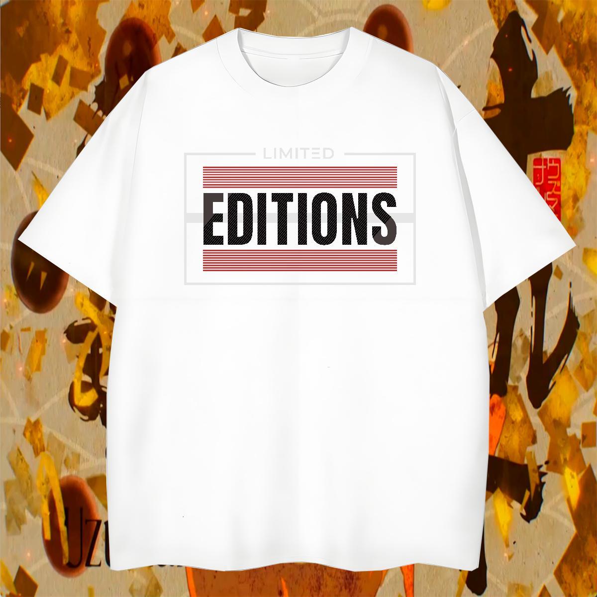 High Quality editions 230g 100% Cotton Tshirts Outdoor Breathable Short Sleeve Man T Shirts Fashion Designer DIY Printed Clothings