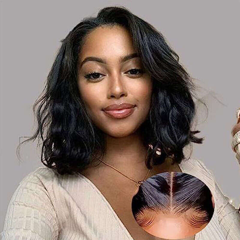 And Go Glueless Body Wave Bob Wigs For Women Ready To Wear 4X4 Lace Closure Wig Human Hair