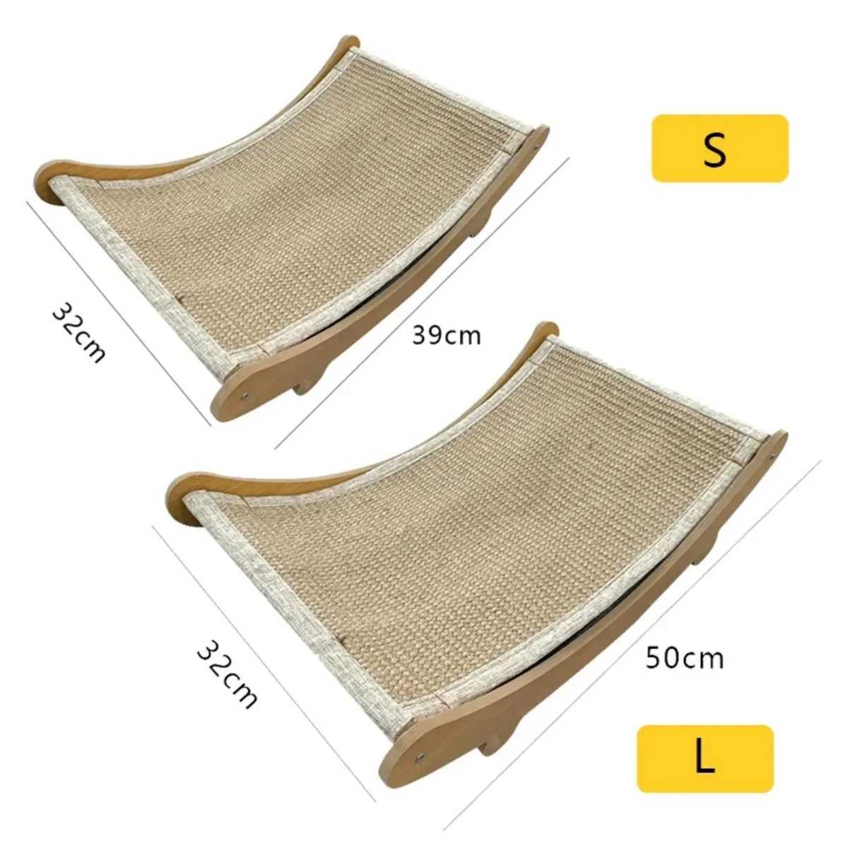 Scratcher for Cats Scratchers No Flaking Sisal Wear-resistant Claw Sharpener Bed Cat Scratching Board Training Grinding Claw ToyXJ240817