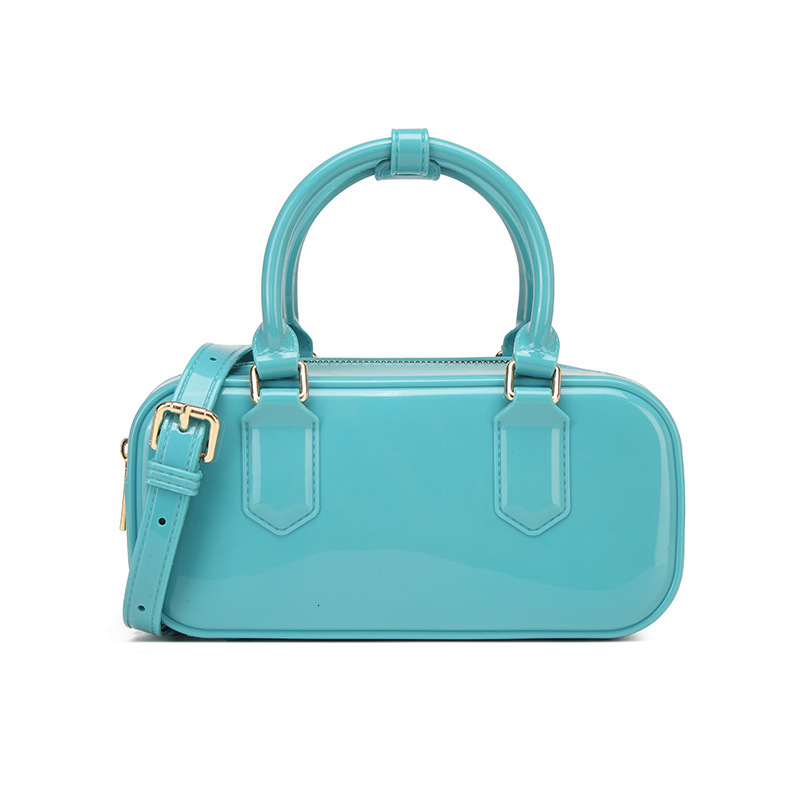 PVC Jelly Fashionable Versatile Soft Handle Handbag, Stainproof And Easy To Wash, Summer Women's Diagonal Cross Bag