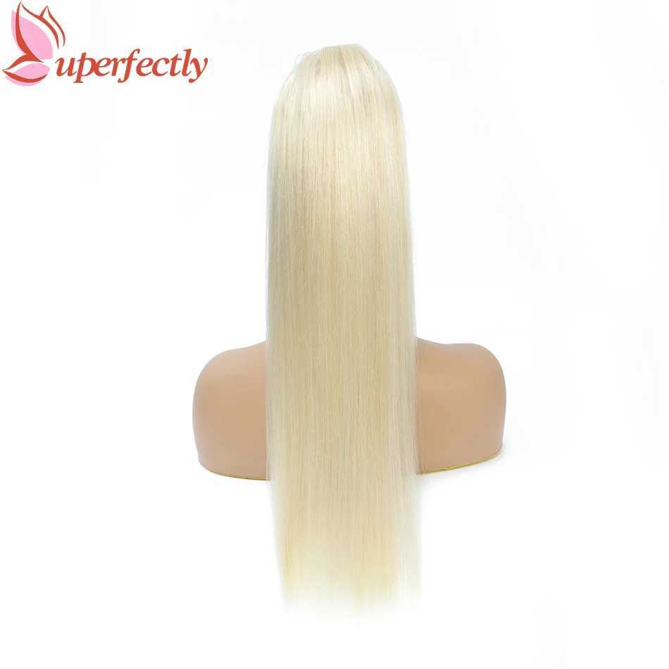 Perfect brushed ponytail clip on hair human hair straight ponytail extension honey blonde Brazilian Remy hair W240817