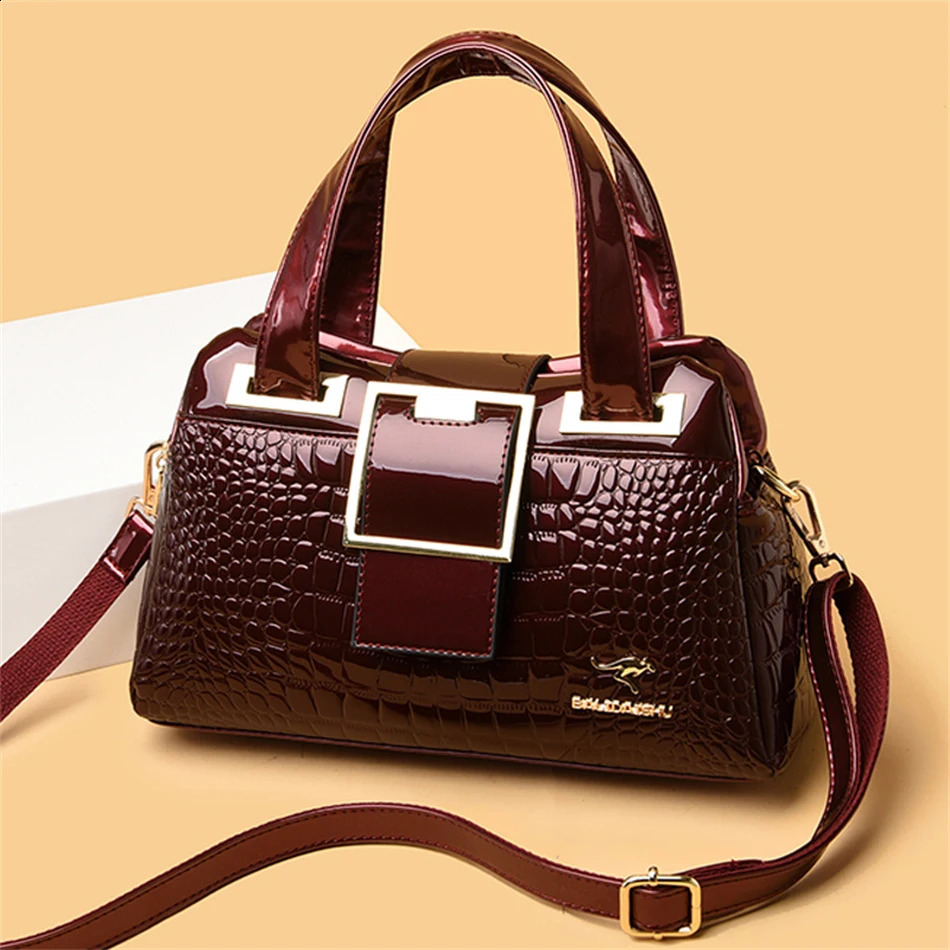 2 layer Large Capacity Tote Bag Handbag Bags Pattern Ladies Boston Shoulder High Quality 240819