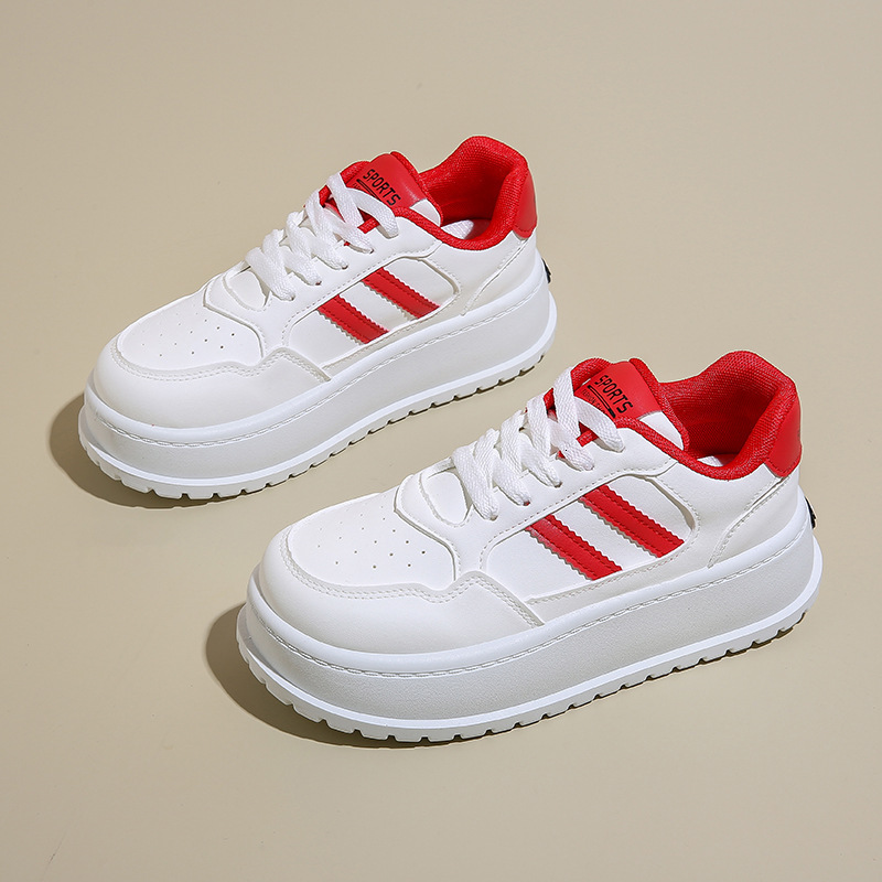 Ddmysports Autumn New Ins Korean Edition White Student Fashion Thick Soled Women S Versatile Casual Sports Shoes JC OUTDOOR