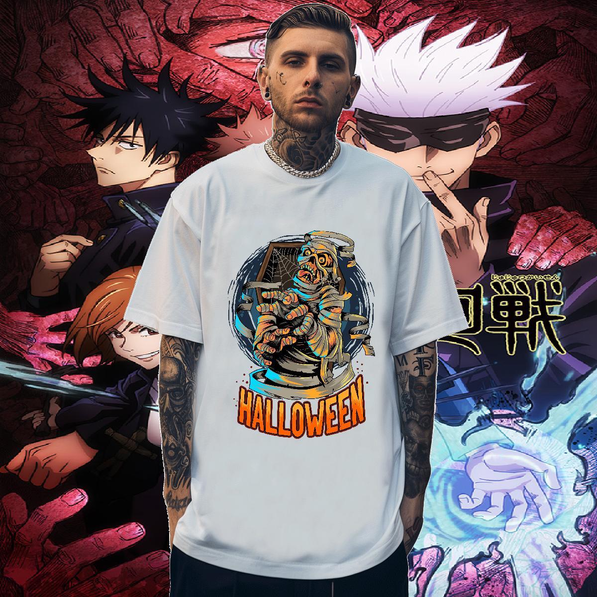 Free Shipping Mens T Shirts skull Breathable Short Sleeve Street wear Hip Hop DIY Printed 230g Cotton Men Tops Tees DIY Customized Tee Shirt