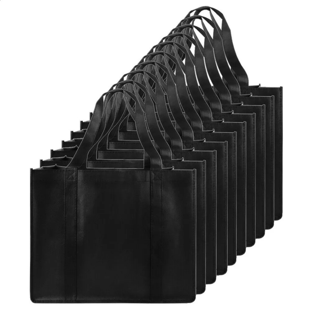 Simple Reusable Shopping Bags For Women Portable Foldable EcoFriendly Grocery Heavy Duty Handbag Large Capacity Tote Bag y240925