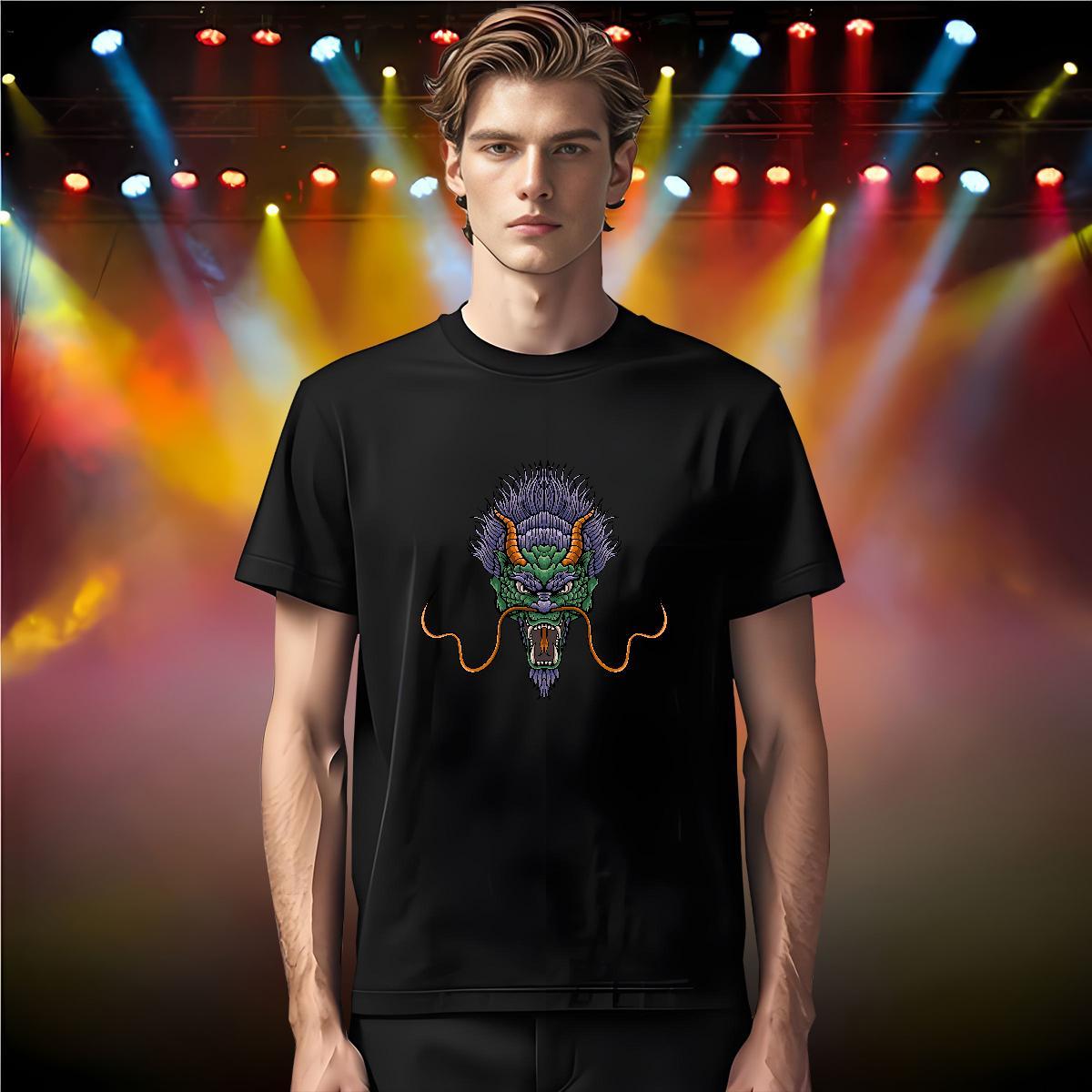 T shirt 230g Pure Cotton fierce Street wear Hip Hop Breathable Short Sleeve DIY Printed Men Tees Designer Free Shipping Tops Tees