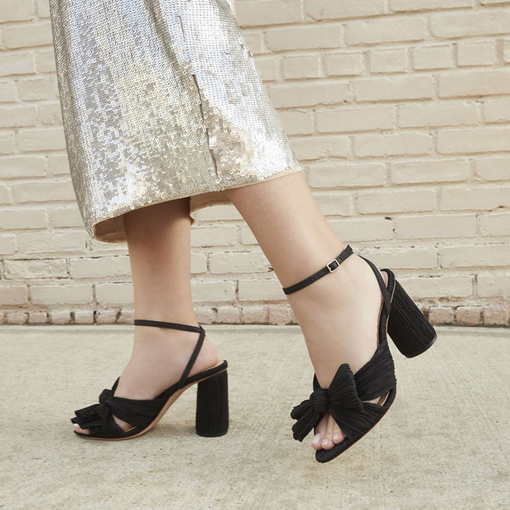 Lapolaka Fashion Sexy Elegant Trendy Flroal Block High Heels Ankle Strap Big Size Summer Party Sandals Women Shoes