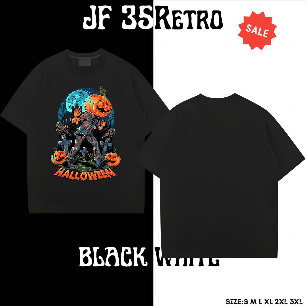 Loose Fit T Shirt For Man halloween Breathable Crew Neck Casual Plus Size Custom 100% Cotton 230g Men Tops Tees DIY Tops Shirt
