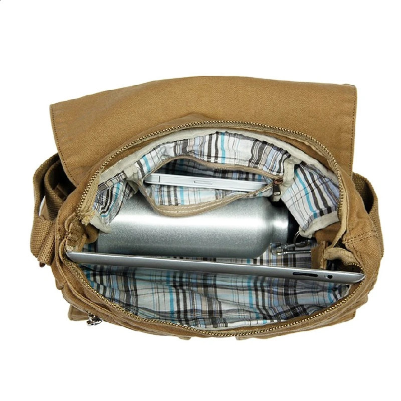 Casual Canvas Men Messenger Bags The Time Story Big Satchel Shoulder Bags Male 15.6 inch Laptop Briefcase Travel School Slingbag 240819