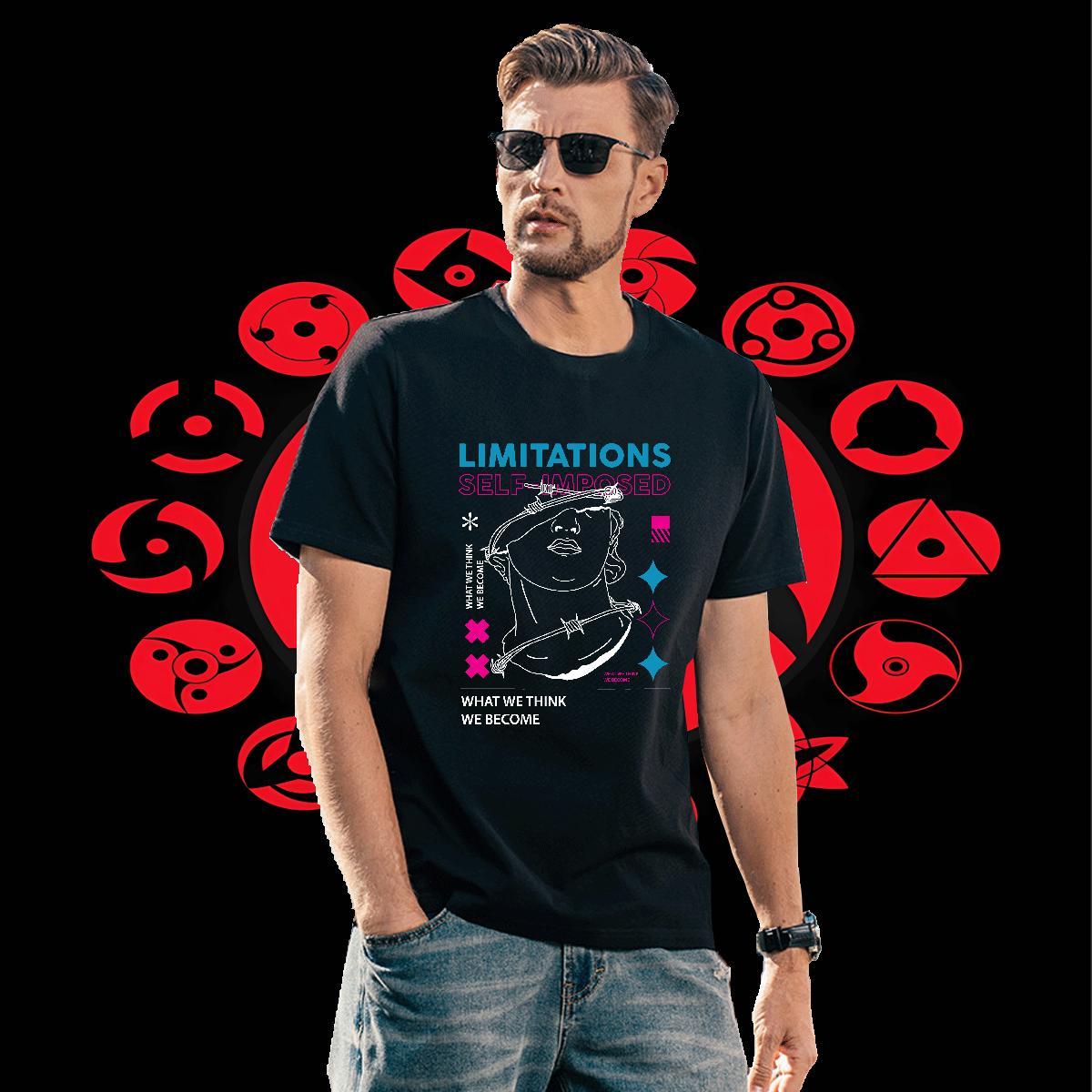 Cool Men Tops Tees Sports Casual 100% Cotton 230g Graphic Pure Cotton limitation Mens T Shirts New Polos
