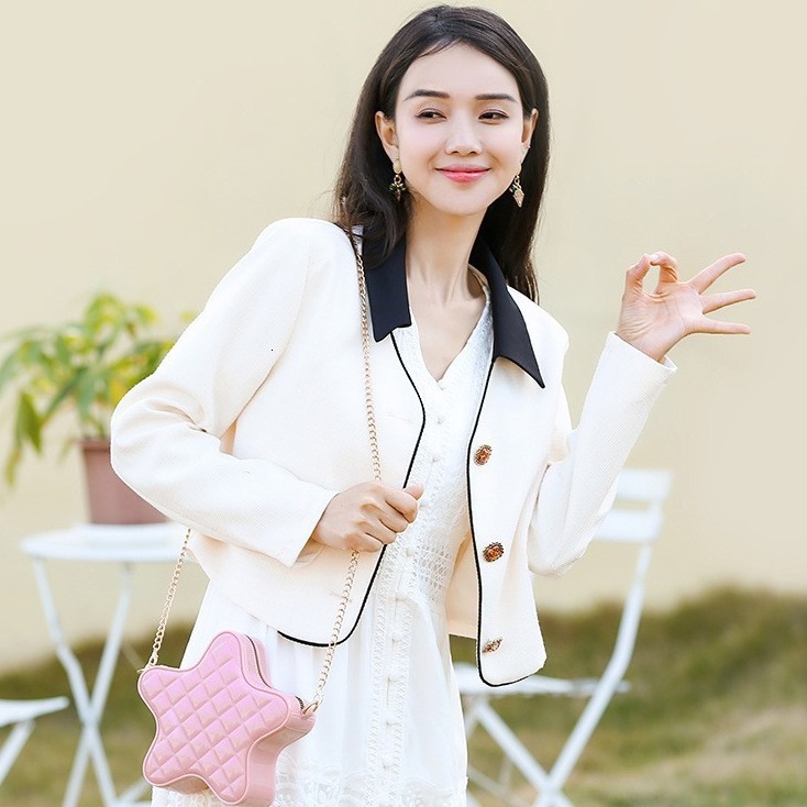 PVC pentagonal Barbie jelly fashionable versatile, diamond grid bag, dirt resistant and easy to wash, summer women's diagonal cross