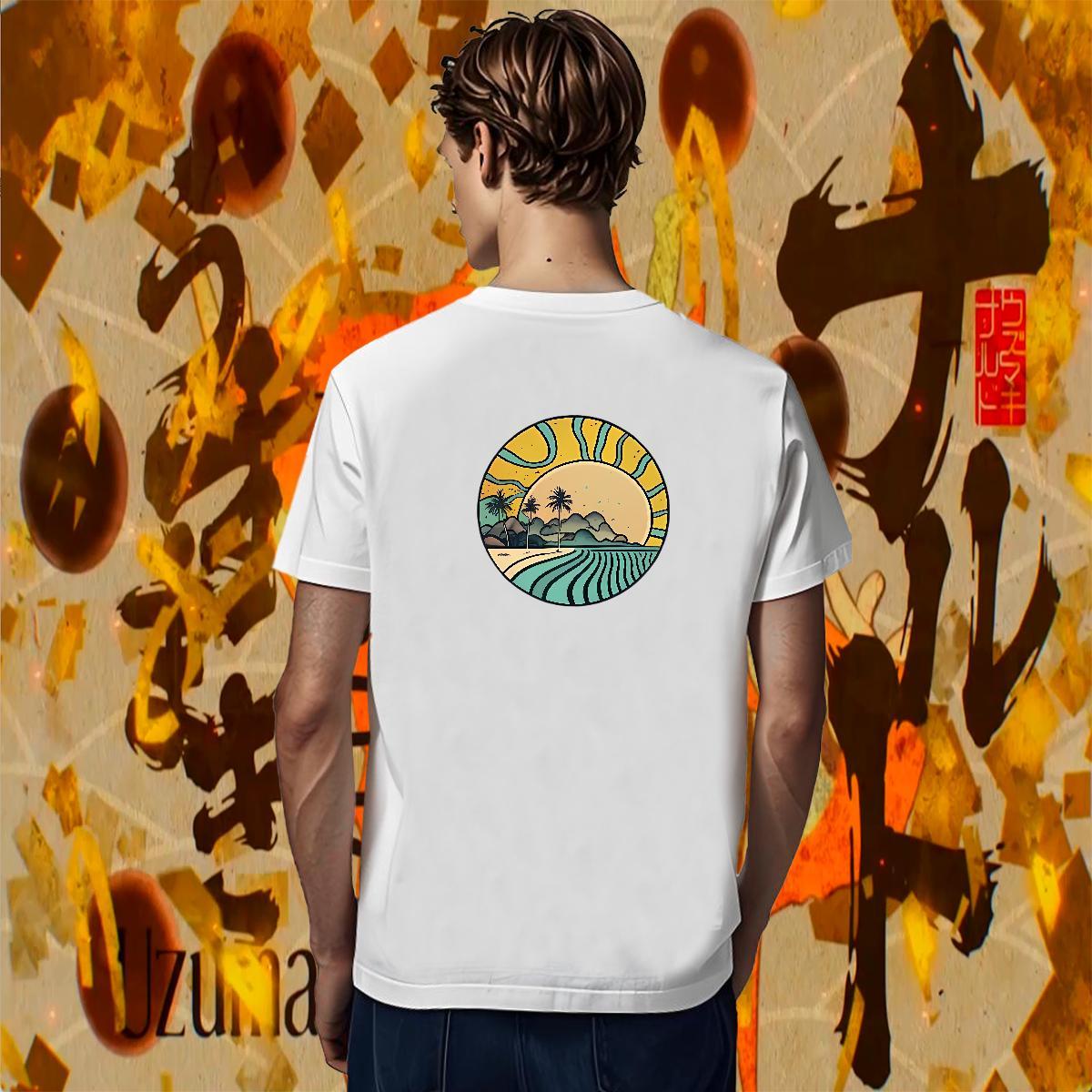 Comfortable Mens Tshirts Street 230g 100% Cotton Oversized 4XL Breathable Crew Neck river T Shirt For Man Casual New Tee Shirt