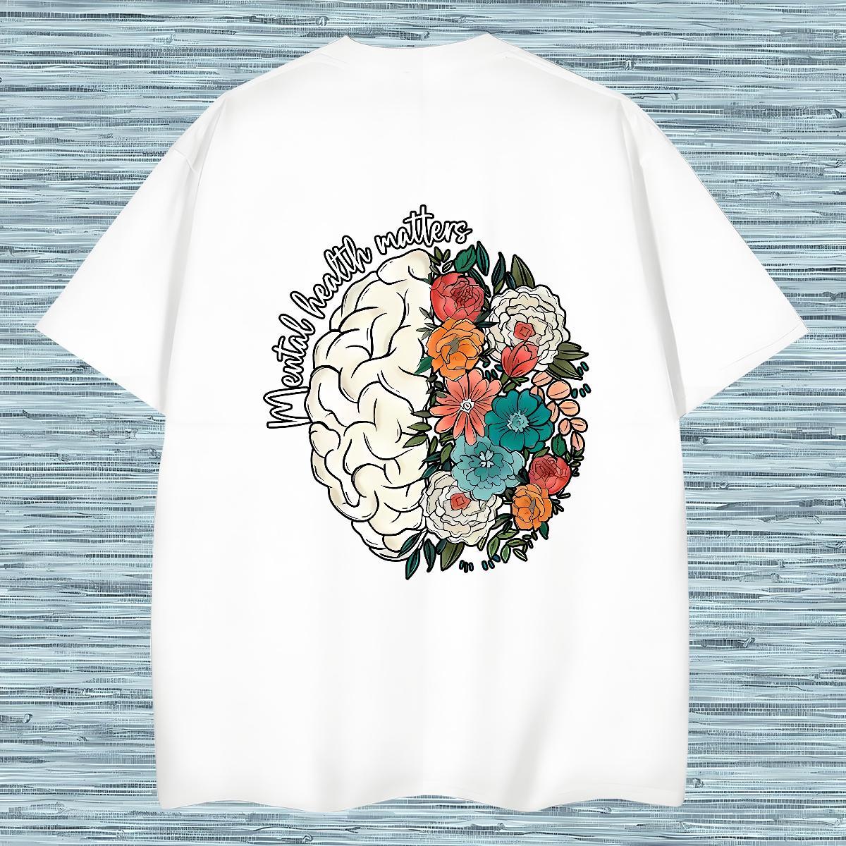 New Tshirt for Man Woman head Sports Casual 230g Cotton Tops Tees Breathable Short Sleeve TOP Quality T Shirts Men Oversized