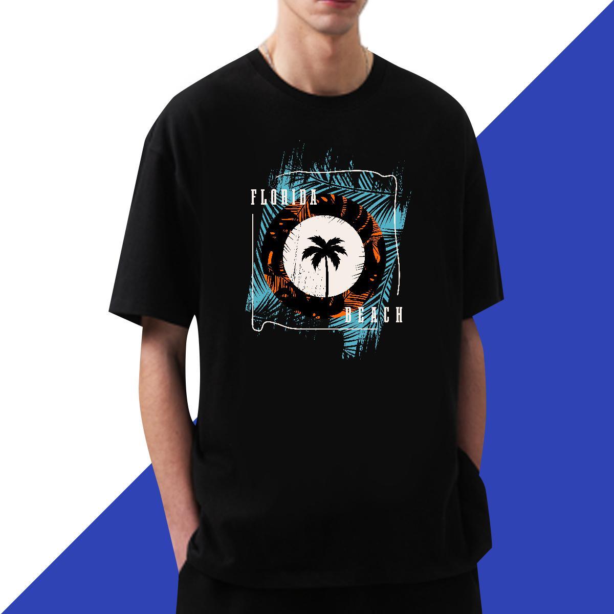 Comfortable Tshirt for Man Woman Daily Wear 230g Pure Cotton Plus Size Custom Crew Neck tree Mens T Shirts Classic Casual Tshirts