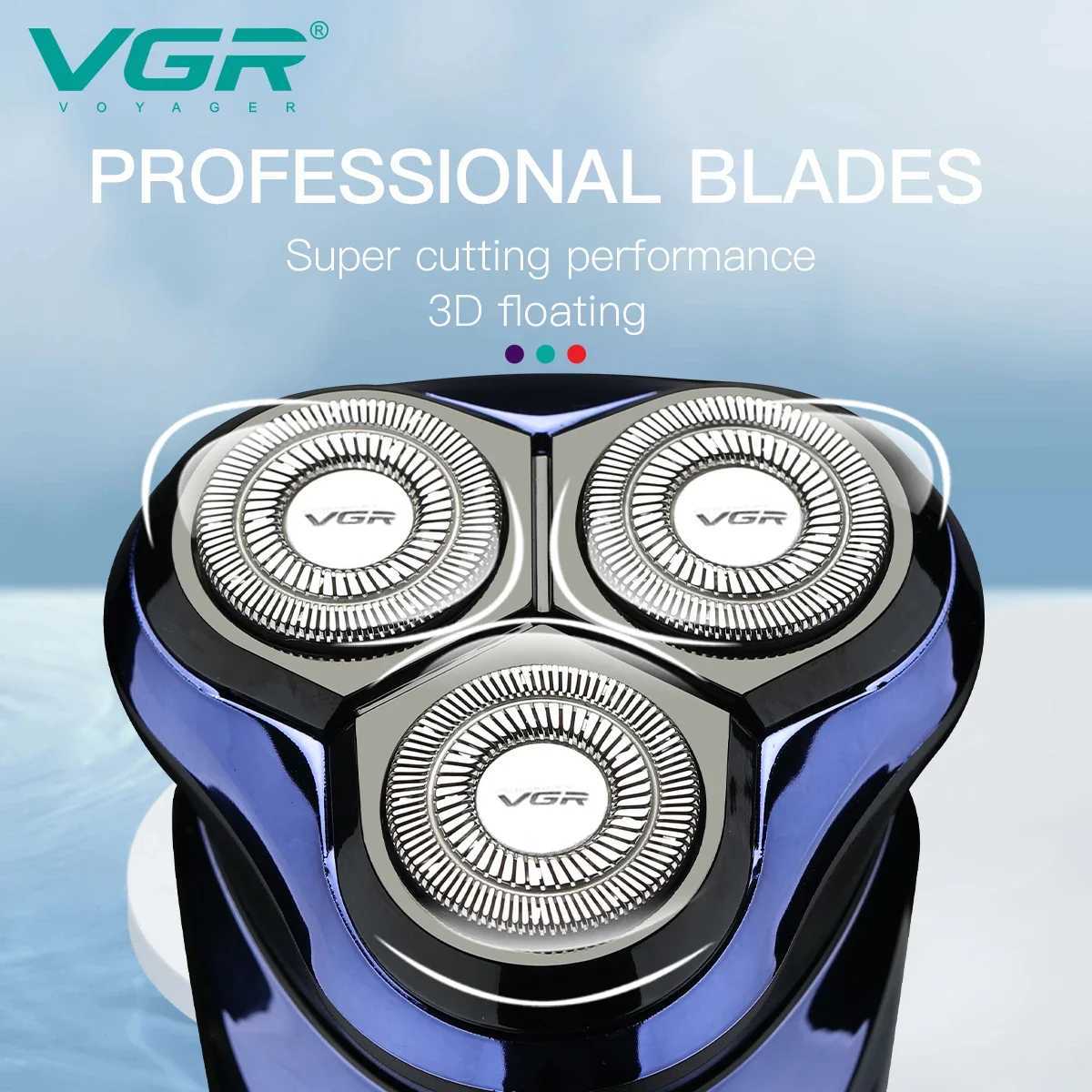 VGR shaver waterproof electric shaver mens hair trimmer charging shaver mens shaver V-305 shaver W240819