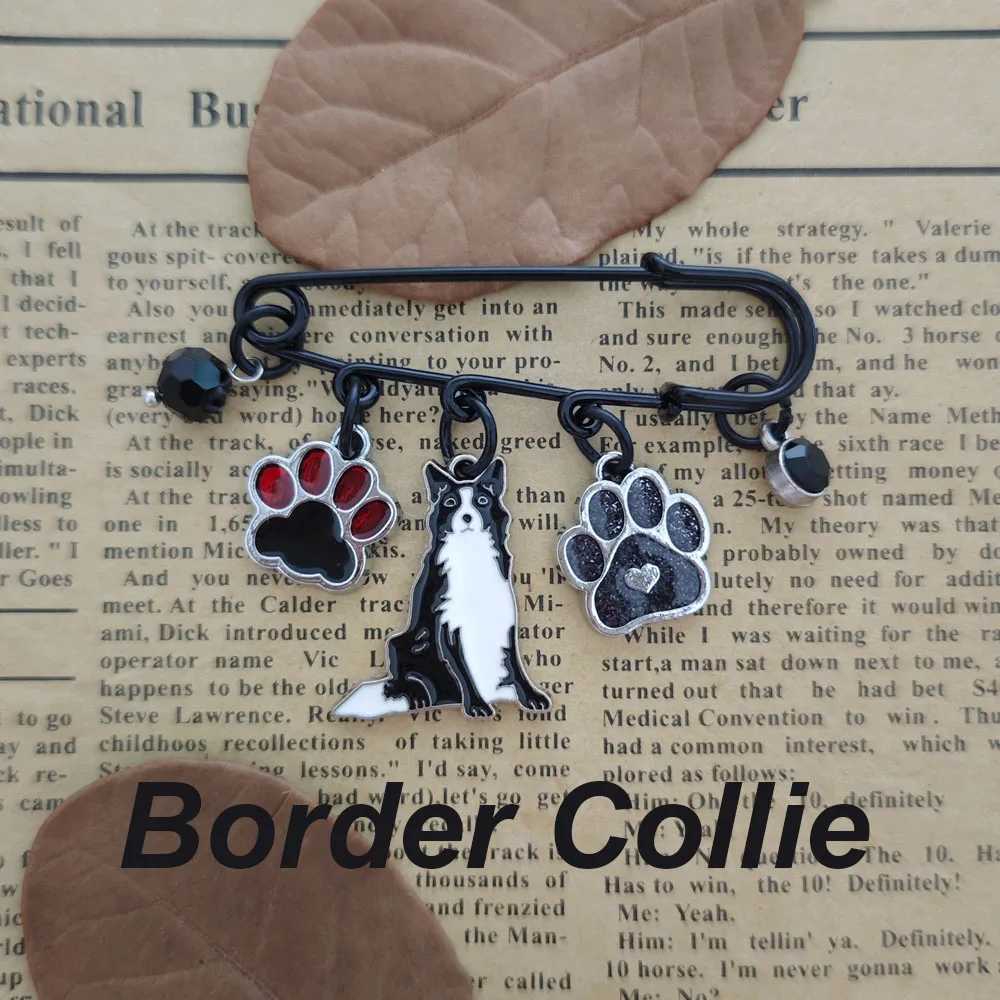 Hot selling Teddy Dog Animal Brooch Original Accessories Small Border Collie Brooch W240815
