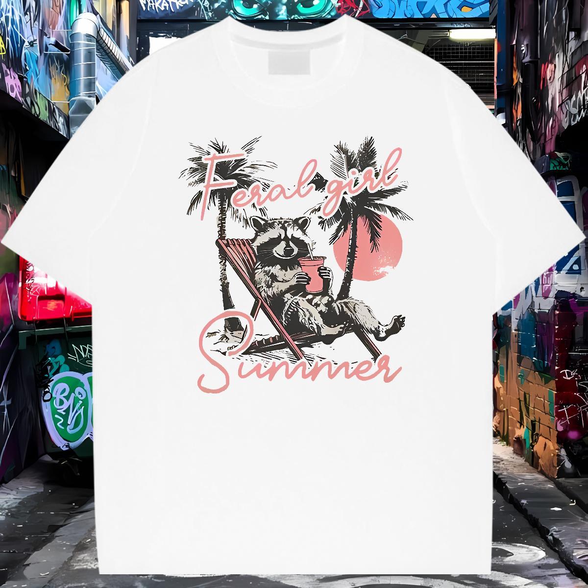 Free Shipping T shirt palm Breathable Crew Neck Casual Daily Wear DIY Printed 100% Cotton 230g Men Tshirts Designer Fashion Tees Shirts