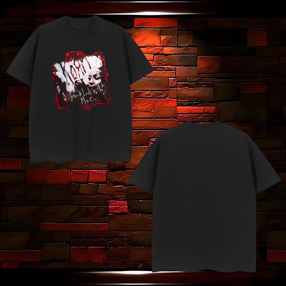 T-Shirts for Men 230g Pure Cotton scary Street O Neck Short Sleeves Customized Print Men Clothes T-Shirt 2024 Summer Popular Tops Shirt