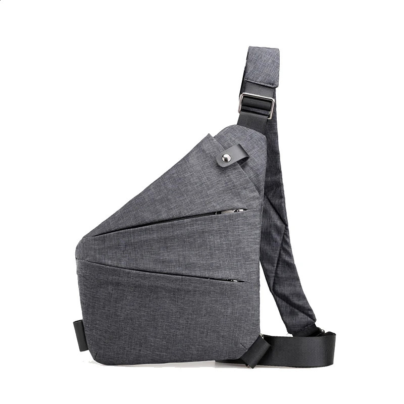 Multifunction Chest Bags Anti Theft Single Crossobdy Bags for Men Waterproof Male Cross Body Messenger Bag Fanny Pack Sac 240819