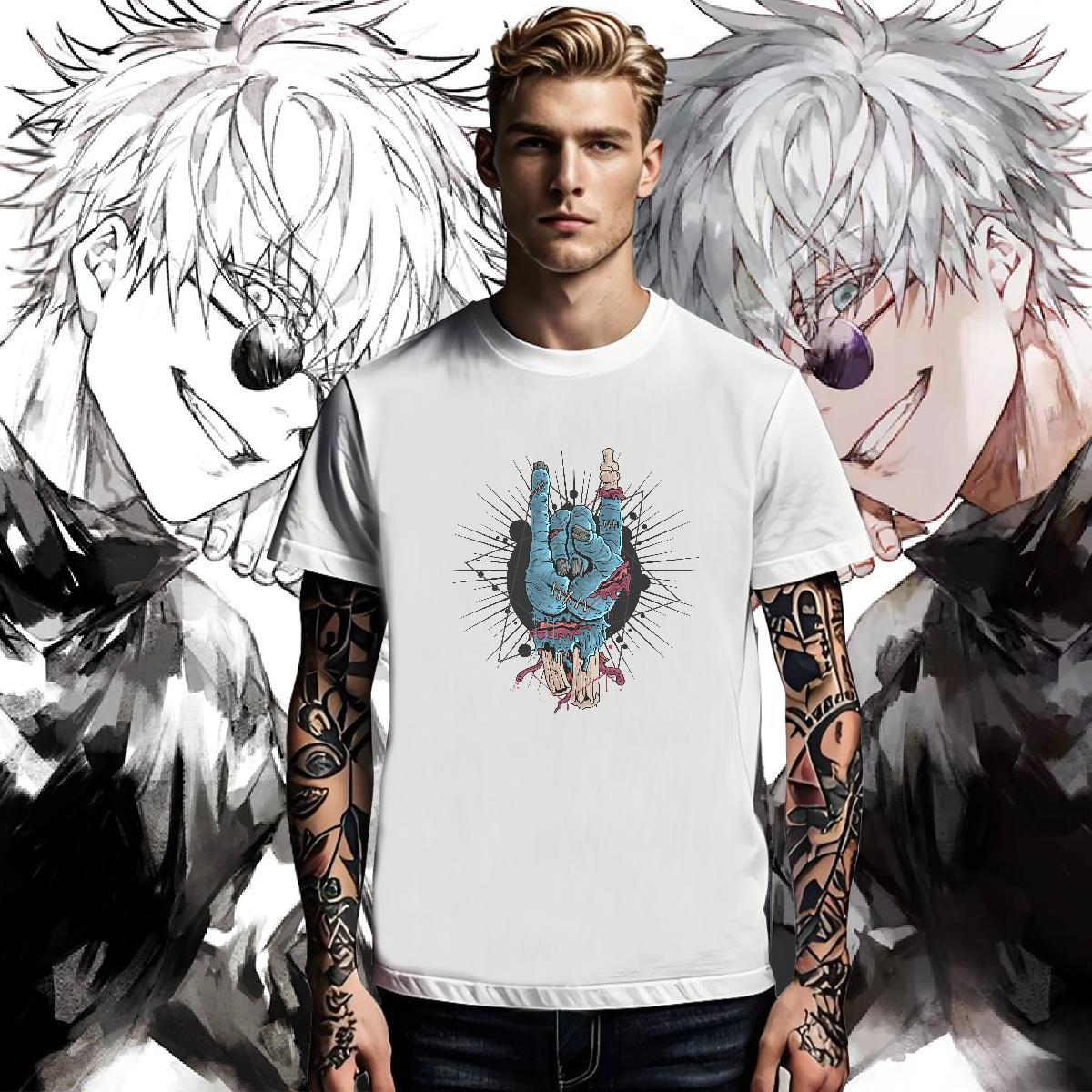 Free Shipping hand Men Tshirts 230g Cotton T-Shirts Custom Printing Home Outdoor Crew Neck Breathable Cool Design Tees Shirts