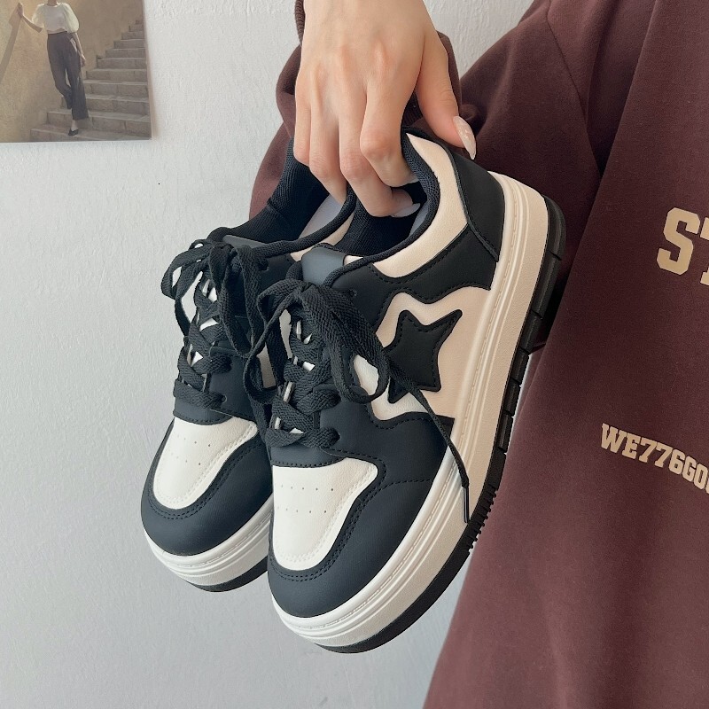 Ddmysports Small Niche Board For Women Spring And Summer New Korean Version Thick Soled Star Shoes Casual Junior High School Female Student OUTDOOR