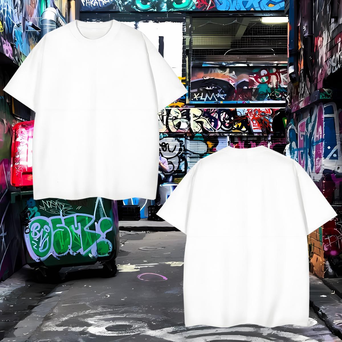 High Quality letter T-Shirts for Men Daily Outfit Tshirts 100% Cotton 230g 2024 Designer Breathable Black White Wear