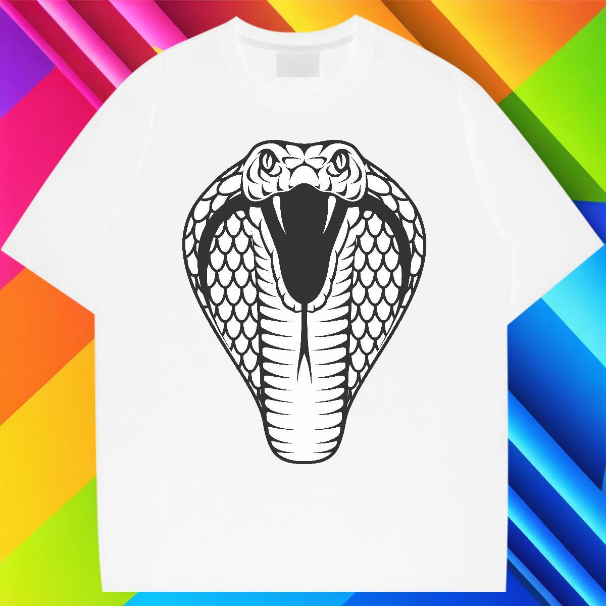 Soft T Shirts Men cobra O Neck Short Sleeves Casual Customized 230g Cotton Tshirts DIY Customized Tops Tees