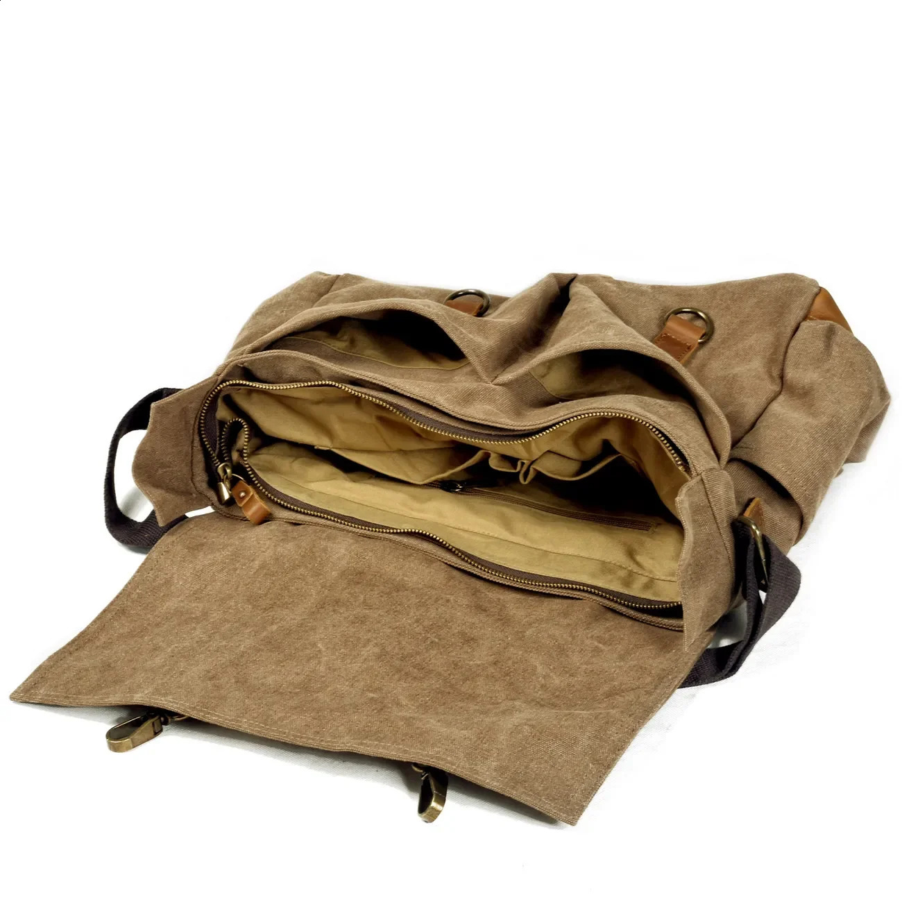 canvas bag mens diagonal bag leisure riding shoulder bag tooling large capacity outdoor messenger bag 240819