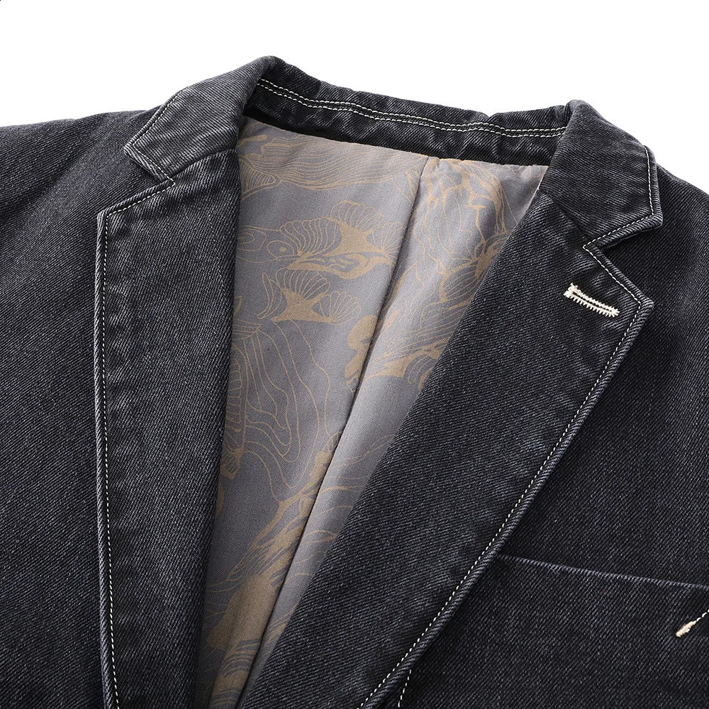 Mens casual jacket Plus size 4XL spring ultrathin sports mens denim jeans MY253 240819